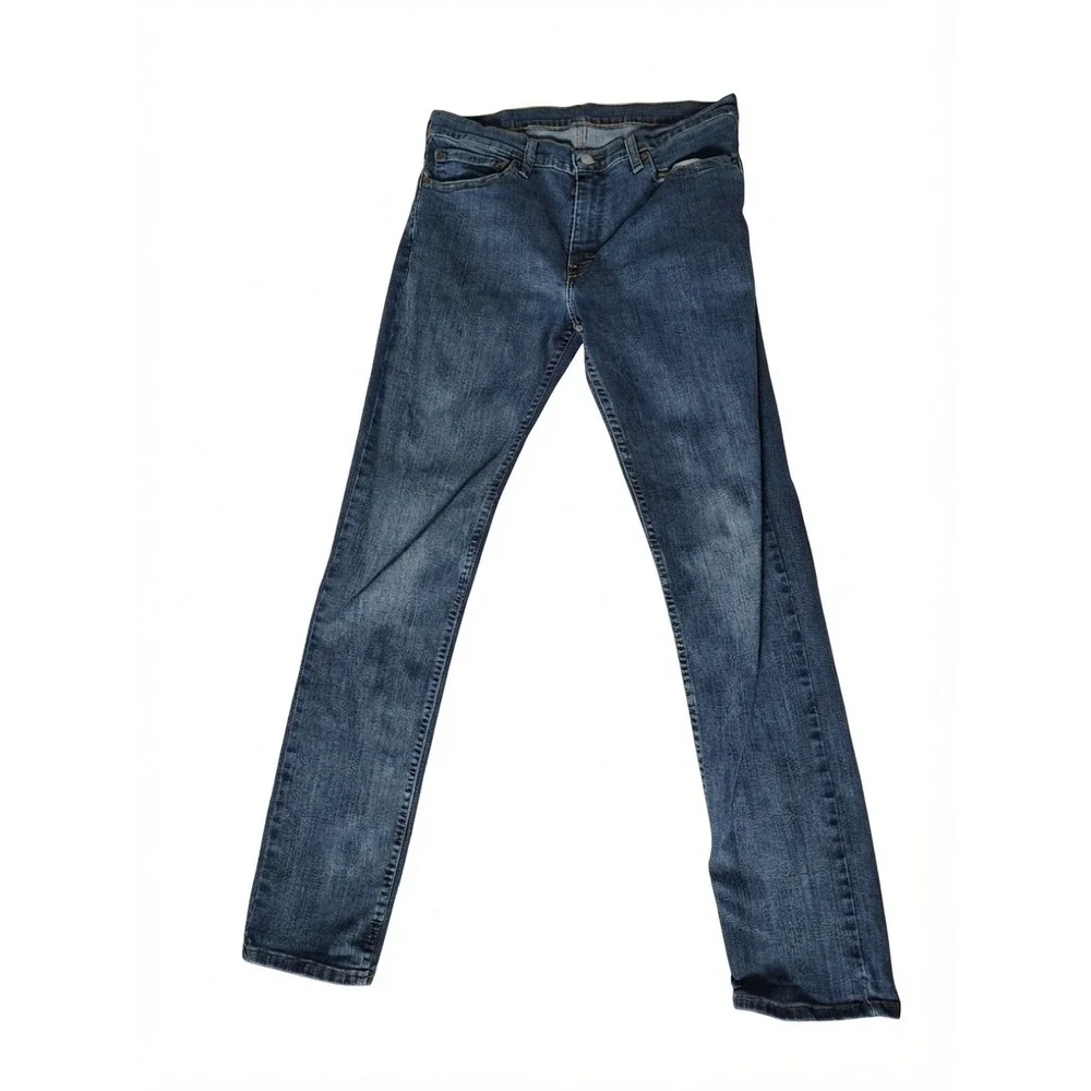 Levis 511 Slim Fit Mens Jeans Blue Denim Stretch 32x32 Medium Wash